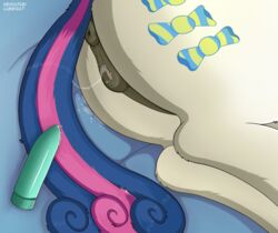 2018 after_masturbation anatomically_correct anatomically_correct_pussy animal_genitalia animal_pussy anus ass bonbon_(mlp) close-up cutie_mark dildo earth_pony equine equine_pussy faceless_female female feral friendship_is_magic fur hair hi_res horse lying mammal masturbation multicolored_hair my_little_pony negasun nude pony puffy_anus pull_out pussy pussy_juice pussy_juice_string sex_toy solo two_tone_hair vaginal_masturbation vaginal_penetration vibrator