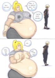 2boys bhm big_belly big_breasts big_chest big_moobs blonde blonde_hair blush blushing blushing_male breastmilk busty busty_boy dark-skinned_male deidara drinking_milk embarrassed embarrassment engorged_breasts facial_hair fat flirtatious flirty grabbing_own_breast grabbing_own_breasts handmouth hands_in_pockets hands_on_breasts holding_breasts holding_moob holding_moobs huge_belly huge_chest lactating lactation lactation_through_clothes lactation_without_expressing leaking_milk male male_lactation male_only male_pregnancy male_with_breasts milk milk_stain moobs mpreg naruto naruto_(series) nipples_visible_through_clothing ponytail popped_navel pregnancy pregnant pregnant_belly pregnant_male prisonsuit-rabbitman slurp slurping staring staring_at_another tongue what