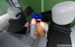 3d 4boys 4males admiring admiring_penis big_penis caressing_head censored_eyes cock_on_face compulsivesb femboy gay grin hand_on_head large_penis male_only military military_uniform military_vest oral penis roblox robloxian smothering submissive submissive_male tagme