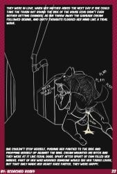 alley begging bodily_fluids canid canine canis comic cum cum_inside domestic_dog duo echo_(cream_filled) english_text exhibitionism female female_on_feral feral genital_fluids hi_res human male male/female mammal onomatopoeia penetration plap risky_sex scorchedrose9 sound_effects story_in_picture text vaginal_penetration vaginal_penetration zoophilia