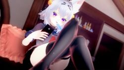 3d filian filian_(vtuber) indie_virtual_youtuber koikatsu leggings legs virtual_youtuber vtuber