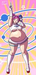 axel-rosered bbw belly_overhang big_belly big_female blush chubby chubby_female fat fat_female fat_fetish fat_girl fat_woman fatty huge_belly large_female obese obese_female overweight overweight_female plump pork_chop space_channel_5 thick_thighs tubby ulala weight_gain