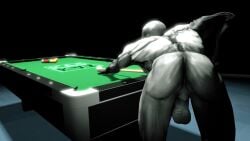 big_penis billiard_ball billiard_table cksks cue_ball cue_stick erection male male_only monster muscular muscular_male non-human outlast penis pool_table simple_background solo walrider