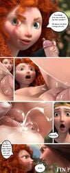 2girls 3d anus blue_eyes brave casual celtic comic cum disney disney_princess faceless_male female female_protagonist freckles ginger human lipstick merida milf mother_and_daughter orange_hair pale_skin pixar pussy queen_elinor red_hair scottish tagme text th-gimpnoob vaginal