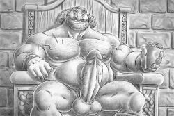 balls brave disney erection furryrevolution hairy king_fergus male male_only mature_male penis