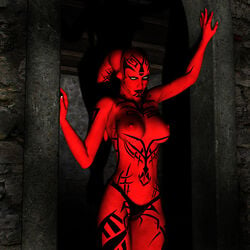 3d alien aphrodite-ns darth_talon red_skin sith star_wars star_wars:_legacy tagme tattoo twi'lek