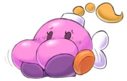 1girls 2021 ball_with_hyper_features big_breasts bob-omb bombette bra breast_squish breasts clothing eyelashes female female_focus huge_breasts large_breasts mario_(series) motion_lines nintendo pamvllo paper_mario pink_body solo solo_female waddling_head