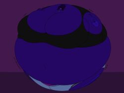 big_breasts blueberry_inflation breasts character_request cleavage female furry huge_breasts inflation lj_caffie sunken_head sunken_limbs tagme thick_thighs wide_hips