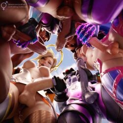 3d 5futas ana_amari angela_ziegler big_penis captain_amari circle_jerk clothing d.va dark_skin full-package_futanari futa_focus futa_on_futa futa_only futanari human intersex justfuta large_penis low-angle_view mercy overwatch overwatch_2 pale_skin pharah pussy sombra widowmaker