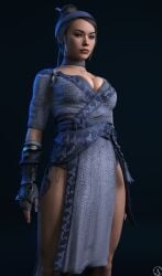 1girls 3d alf3d big_ass big_breasts breasts bust busty chest curvaceous curvy curvy_figure edenian female female_only fully_clothed hips hourglass_figure kitana kitana_(endless_summer) kitana_(mk11) legs light-skinned_female light_skin mature mature_female mortal_kombat mortal_kombat_11 netherrealm_studios princess royalty slim_waist solo thick thick_hips thick_legs thick_thighs thighs top_heavy voluptuous waist wide_hips