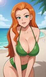 ai_generated breasts female female_only looking_at_viewer nai_diffusion sam_(totally_spies) solo stable_diffusion tagme totally_spies totally_spies_season_7