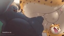 ahegao anal anal_penetration anal_sex anthro anthro_on_anthro benjamin_clawhauser bovine cheetah chief_bogo cum cum_in_ass cum_inside digitslayer disney feline furry_male furry_only gay gay_sex male/male orgasm_from_anal sound tagme video water_buffalo zootopia