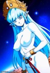 aeos agios ai_generated aios aiosu blue_body blue_eyes blue_hair divinity_essence dragon_ball dragon_ball_heroes goddess ladyaeos perfect_body pointy_ears super_dragon_ball_heroes supreme_kai_of_time time_power_unleashed_form time_power_unleashed_form_(dragon_ball)