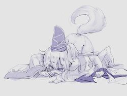 ass buttplug buttplug_tail cis_(carcharias) mononobe_no_futo tail touhou