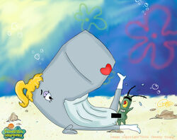 1boy 1girls 2002 age_difference bigger_female blond_hair boots censor_bar censored color colored dated duo female female_penetrated fluffy_(artist) footwear green_body grey_body interspecies leg_glider_position male male/female male_penetrating male_penetrating_female mammal marine nickelodeon nicktoons pearl_krabs penis_in_pussy rule_34_(paheal) sex sheldon_j._plankton size_difference smaller_male smooth_skin spongebob_squarepants spread_legs straight straight_sex tagme testicles underwater vaginal vaginal_penetration vaginal_sex whale