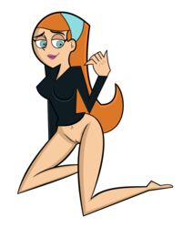 1girls alpha_channel blue_eyes bottomless danny_phantom female female_only for_sticker_use freeman2 human jazz_fenton lipstick long_hair nickelodeon no_background orange_hair png pointy_chin pussy solo sticker_template transparent_background transparent_png