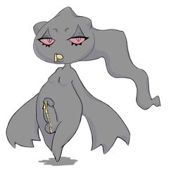 banette color front_view lovely_mawile male male_only nudity pokemon solo white_background