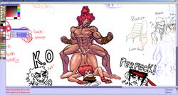 akuma color colored cuckold defeated drgnpnch female human k.o. male rape ryu_(street_fighter) sakura_kasugano straight street_fighter tagme uncensored