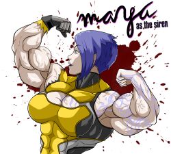 abs biceps borderlands breasts female matl muscles muscular muscular_arms muscular_female muscular_legs muscular_thighs pecs