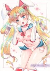 bishoujo_senshi_sailor_moon blonde_hair blue_eyes censored medium_breasts mimikoro sailor_moon usagi_tsukino