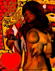 1girls 3d areolae arm_up arms_up background big_breasts big_eyes bottle closed_mouth completely_nude drink eyelashes eyes fantasy female female_only front_view ginny_weasley gryffindor gryffindor_symbol hair hands harry_potter heart holding_bottle holding_drink holding_object human human_only light-skinned_female light_skin lips long_hair looking_at_viewer love_potion magic_user midriff nipples nude nude_female nudity open_eyes potion sailmaster-seion solo tattoo thin_waist upper_body valentine's_day witch