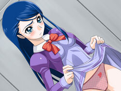 blush clothing dress dress_lift minazuki_karen monteriakitto panties pretty_cure small_breasts tagme yes!_precure_5