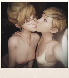 2girls 3d female fugtrup kate_marsh life_is_strange photo photoshoot victoria_chase yuri