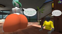 3d big_ass bubble_butt gallade huge_ass lenny_(zer0264) pokemon pokemon_(species) thick_thighs wide_hips zer0264