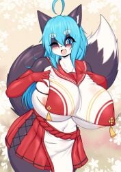 big_breasts breasts female furry hanul huge_breasts tailzkim thick_thighs wide_hips