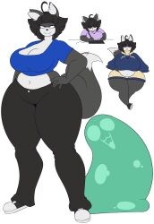 big_breasts breasts dara_(dewwydartz) dewwydartz female fren_(dewwydartz) furry thick_thighs wide_hips