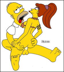 ass clothes color female homer_simpson human insertion male penis pinner princess_kashmir sex sitting straight tagme the_simpsons