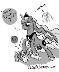 female friendship_is_magic human jjcomic male monochrome multiple_females my_little_pony nude penis pony princess_luna_(mlp) royal_guard_(mlp) sex straight vulva