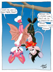 anthro babs_bunny cosplay female fur furry male mammal nipples penis rabbit rat rodent roderick_rat straight suspension thorne tiny_toon_adventures uncensored