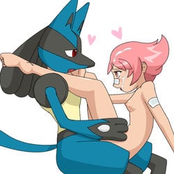 1boy 1girls blush breasts canine cum_on_face female female_human femsub greenninja heart human interspecies lucario male male/female male_lucario male_pokemon male_pokemon/female_human maledom maylene_(pokemon) open_mouth penetration pokemon pokemon_(species) pokemon_dppt pokephilia romantic sex spread_legs straight vaginal_penetration