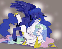 friendship_is_magic lizombie my_little_pony princess_celestia_(mlp) princess_luna_(mlp) smooth_skin