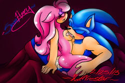 2013 amy_rose anthro blush breasts closed_eyes color cum cum_in_pussy female fur furry furry_only hedgehog male nude open_mouth redfirestar sex sonic_(series) sonic_team sonic_the_hedgehog straight uncensored vaginal_penetration