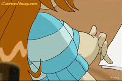 1girls 4kids_entertainment animated bloom bloom_(winx_club) breast_fondling cartoonvalley.com helg human nickelodeon nipple_fondling rainbow_(animation_studio) teenager winx_club