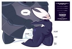 2026 absurd_res ambiguous_penetration anthro arachnid arched_back arm_pull arthropod ass big_butt big_dom_small_sub black_body blush blush_lines clothed clothed_male clothing dialogue dialogue_box dominant duo emanata english_text false_knight_(hollow_knight) featureless_chest featureless_feet feet female female_penetrated female_raped forced goodbyellow hi_res hollow_knight_(franchise) hornet_(hollow_knight) huge_butt huge_thighs insects large_insertion larger_male male male/female male_dominating_female male_penetrating male_penetrating_female male_rape male_raping_female nude nude_female penetration profanity rape resigned_to_fate sex signature simple_background size_difference smaller_female smaller_penetrated smaller_raped spider submissive submissive_female team_cherry tears_of_sadness text thick_thighs wearing_armor wide_hips