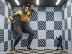 3d ass blender d'ark_(fortnite) dominant_female doonography female fortnite fortnite:_battle_royale giantess giantess_growth growth male male/female room_filling sequence supersonic_(fortnite) thick_thighs thighs tight_clothing watermark