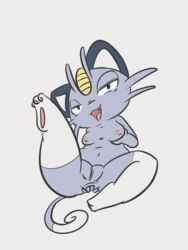 1girls :3 alolan_meowth anal_fingering animal_ears anus black_eyes breast_hold breasts cat_ears cat_tail feet felid feline felis female female_only fingering full_body fur furry furry_only grey_background grey_fur half-closed_eyes highres leg_lift looking_at_viewer masturbation meowth naked navel nintendo nipples no_humans nude open_mouth paws pokemon pokemon_(species) pokemon_sm pussy simple_background sitting small_breasts solo spread_legs tail thick_thighs tongue tongue_out uncensored vono whiskers