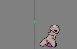 animated dildo dildo_in_ass dildo_in_pussy dildo_insertion dildo_sitting eden_(the_binding_of_isaac) female glitch naked tainted_eden_(the_binding_of_isaac) the_binding_of_isaac