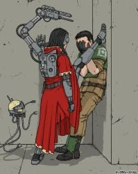 1girls adeptus_mechanicus astra_militarum cadian gray_skull imperial_guard meme servo-skull techpriest titus_(gray_skull) warhammer_(franchise) warhammer_40k