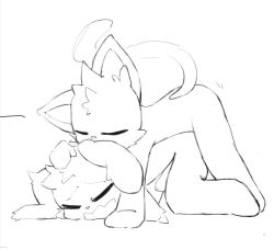 anthro anthro_on_anthro anthro_only artist_request canine cat catnap catnap_(poppy_playtime) critters_(poppy_playtime) dog dogday dogday_(poppy_playtime) doggy doggy_style domestic_cat domestic_dog feline furry_only male male/male no_humans orange_fur orange_skin poppy_playtime poppy_playtime_(chapter_3) purple_fur purple_skin sex smiling_critters tagme
