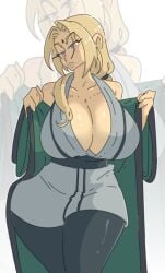 big_breasts huge_breasts leedraw11 mature_female naruto naruto_(series) tagme tsunade voluptuous_female wide_hips