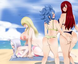 2futas 2girls ass_grab ass_squeeze beach beach_towel big_breasts bikini blonde_hair blue_eyes blush breasts brown_eyes clothed clothing commission commissioner_upload ed-jim erza_scarlet fairy_tail female futa_on_female futanari handjob huge_breasts human imminent_creampie imminent_impregnation imminent_penetration imminent_sex imminent_vaginal implied_futanari levy_mcgarden light-skinned_female light-skinned_futanari light_skin long_hair lucy_heartfilia lying lying_down lying_on_person mirajane_strauss mostly_nude nipples nude nude_female nude_futanari on_stomach outdoors pink_nipples prone_bone public public_nudity public_sex red_hair sex standing towel vaginal vaginal_penetration vaginal_sex white_hair white_skin