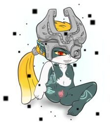 1girls bluelimelight female female_only imp imp_midna midna navel solo spread_legs spread_pussy tagme the_legend_of_zelda twilight_princess