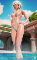 aphrodite_(fortnite) bikini breasts fortnite fortnite:_battle_royale pool sluty_roxy swimsuit swimwear