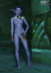 1girls blizzard_entertainment bluegirl91 elise_starseeker female night_elf purple_skin solo warcraft world_of_warcraft