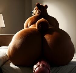 ai_generated ass_focus bear bearbeast5 bestiality room