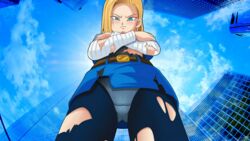 android 18 from dragon ball by astroboy84